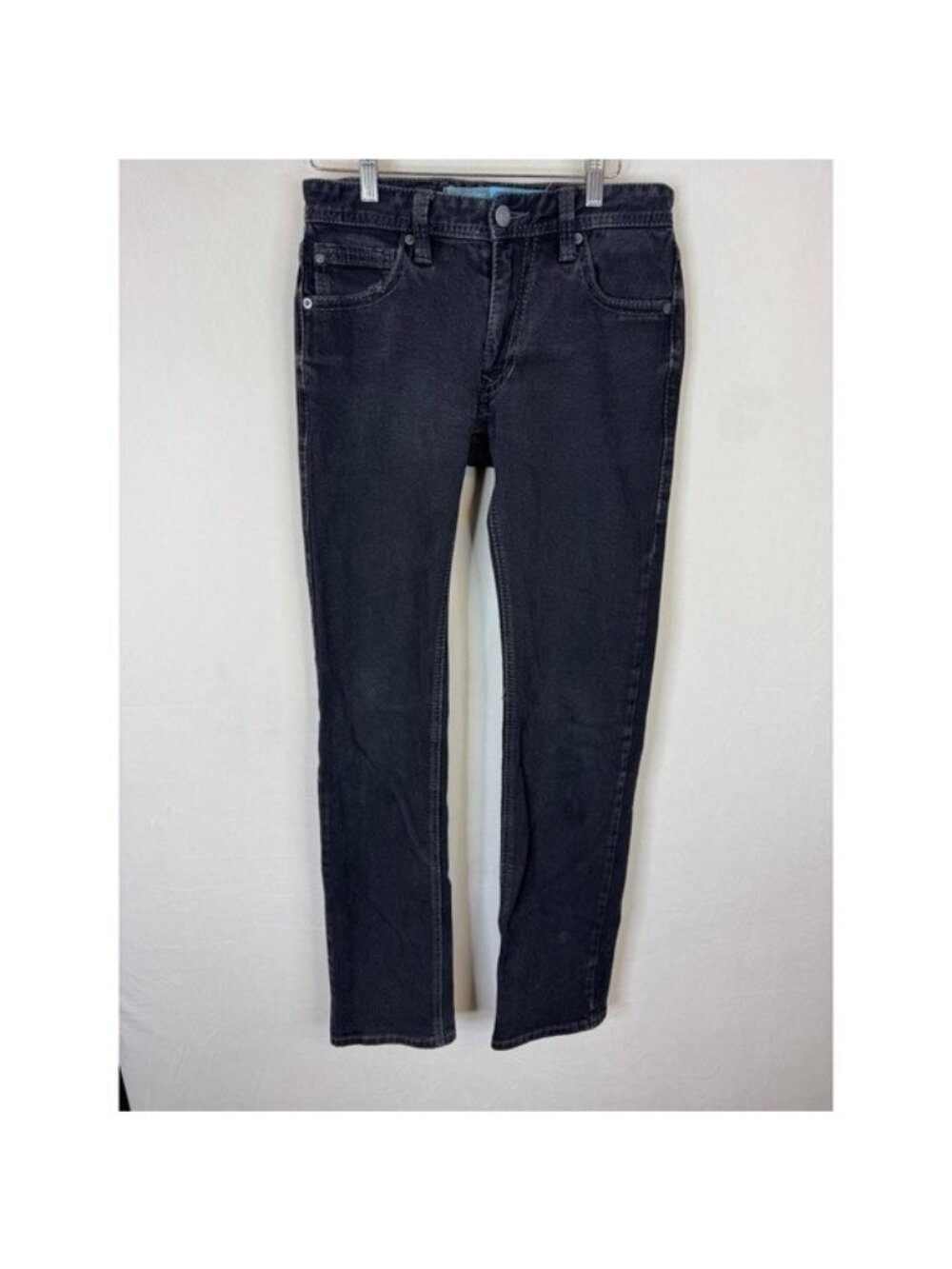 Rock and Roll Denim Revolver Slim Fit Straight Boot Jeans Black 29x36 FIts 29x34